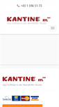 Mobile Screenshot of kantine.at