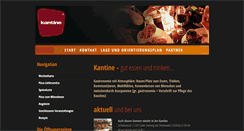 Desktop Screenshot of kantine.co.at