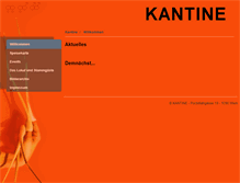 Tablet Screenshot of kantine.biz